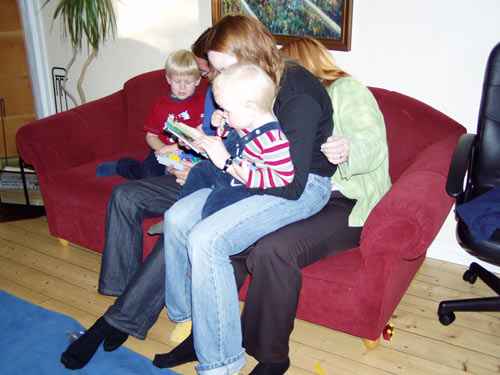 Trevåningssoffa
