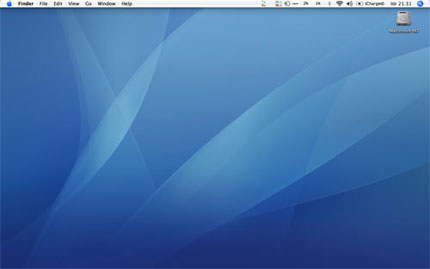 Mitt Mac OS X-skrivbord