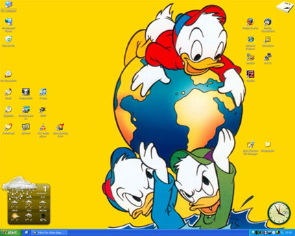 Mitt Windows XP-skrivbord